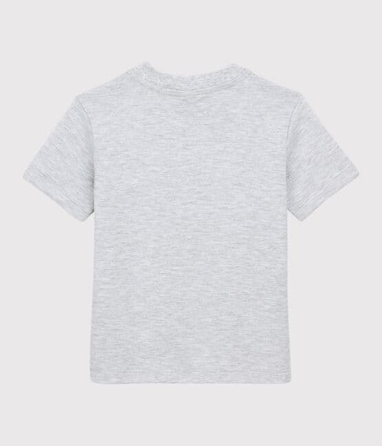 Boys' Short-Sleeved Jersey T-Shirt POUSSIERE CHINE grey