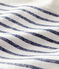 Baby Boys' Stripy Cotton and Linen Blend Jumpsuit MARSHMALLOW white/MEDIEVAL blue