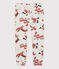 Girls' Fleece Jogging Bottoms MONTELIMAR beige/MULTICO white