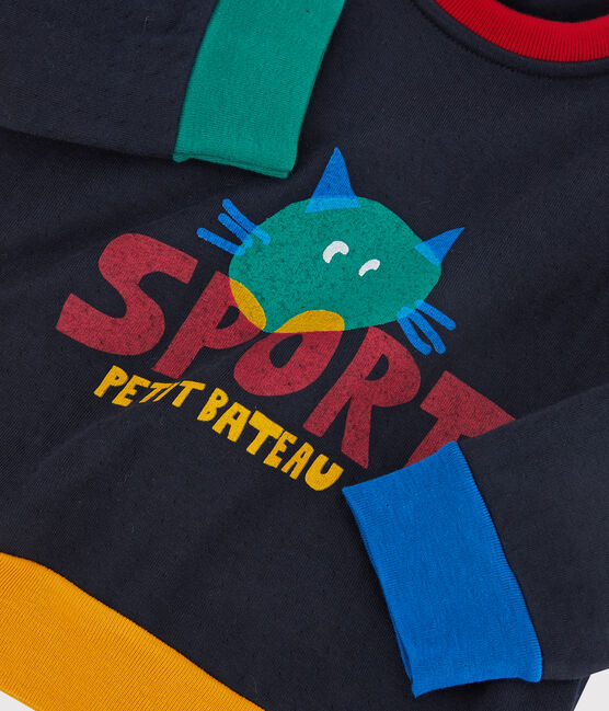 Babies' Fleece Sweatshirt SMOKING blue