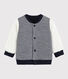 Baby boy's reversible cardigan