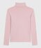 The Iconic cotton polo neck top for women JOLI pink