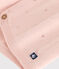 Babies' Openwork Knitted Cotton Cardigan SALINE pink