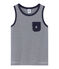 Boys' Sleeveless Top SMOKING blue/MARSHMALLOW white