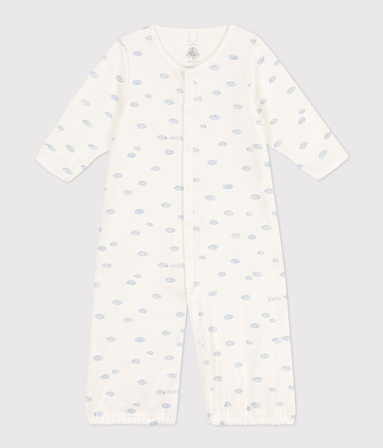 Cotton Jumpsuit/Sleeping Bag MARSHMALLOW white/EDNA