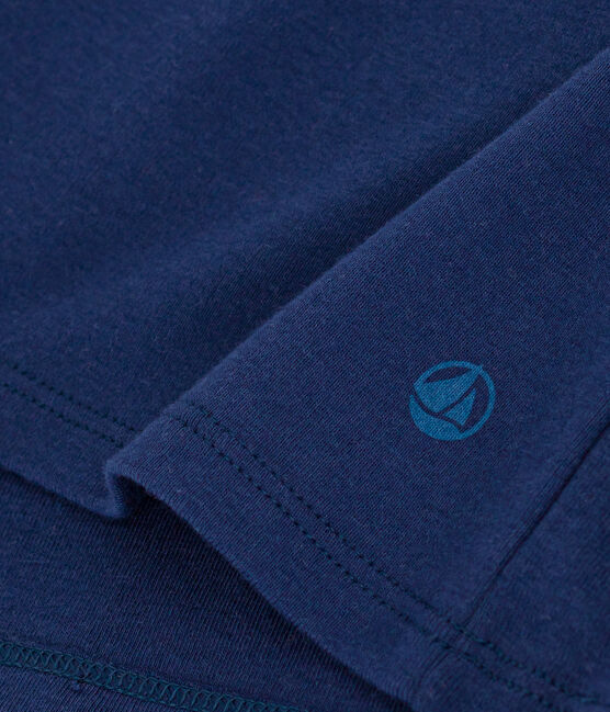 Women's Iconic Cocotte Stitch Cotton T-Shirt MEDIEVAL blue
