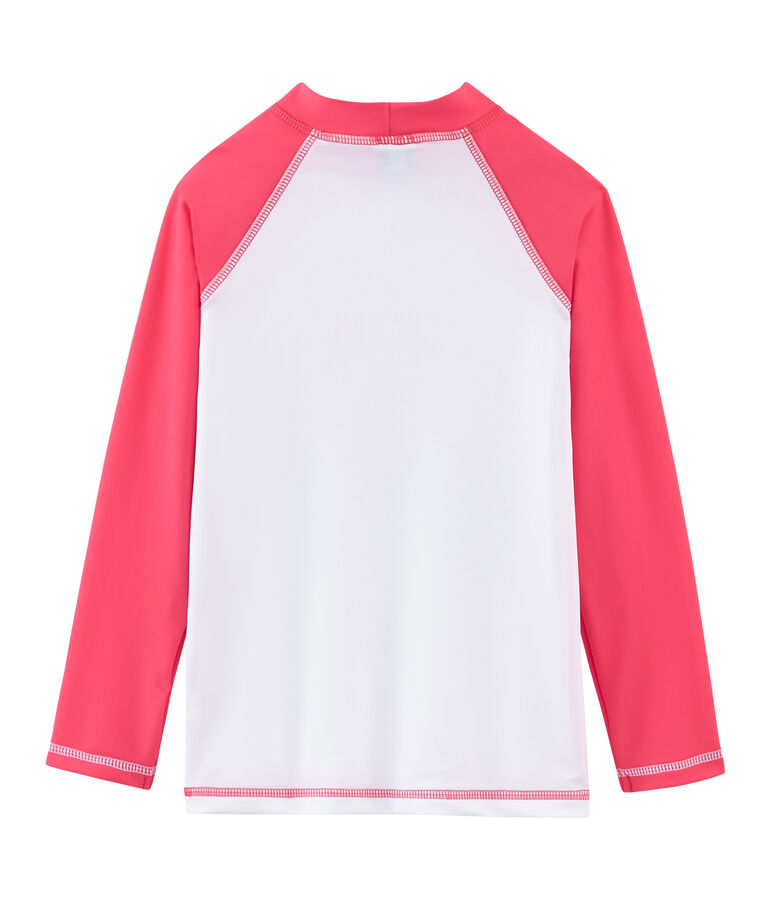 Unisex UV-Proof UPF 50+ T-Shirt white/pink