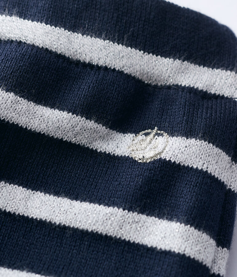 Babies' Cotton Trousers blue/MARSHMALLOW ARGENT BRILLANT