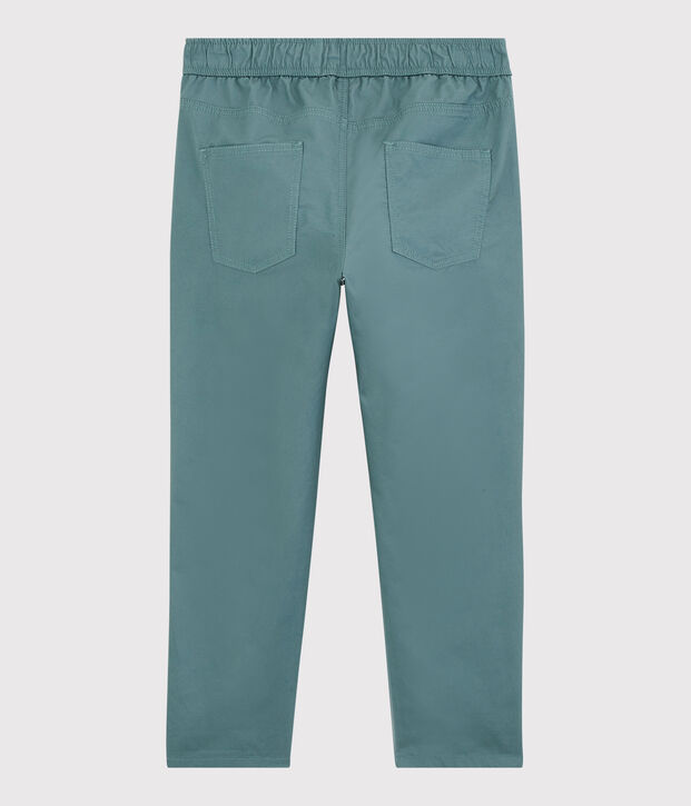 Boys' Regular Cotton Serge Trousers green