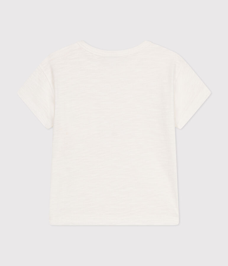 Babies' Short-Sleeved Slub Jersey T-Shirt white