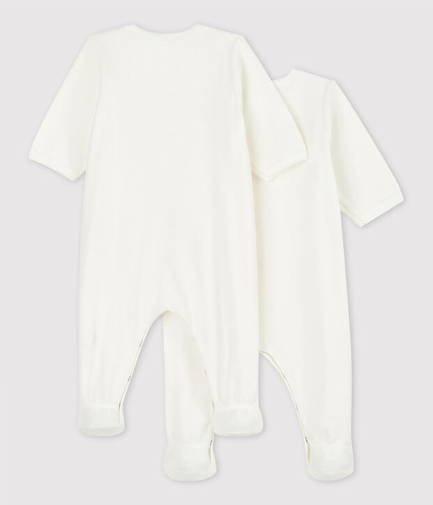 Babies' Organic Cotton Sleepsuit - 2-Pack multicolor