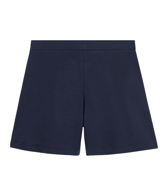 Girls' Knit Bermuda Shorts SMOKING blue