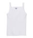Girl's vest top with cocotte stitch finish