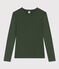 Women's Iconic Cotton Round Neck T-Shirt AVORIAZ green