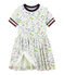 Girls' Dress white/multicolor