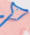 Babies' Stripy Organic Cotton Sleepsuit PAPAYE pink/MARSHMALLOW