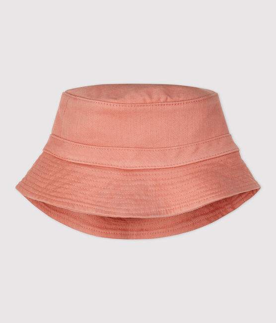 Babies' Denim Sun Hat PAPAYE pink