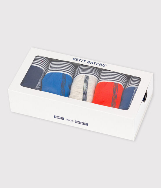 Boys' Paris-Themed Cotton Boxer Shorts - 5-Pack variante 1