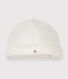 Newborn babies' terry velour bonnet