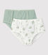 Women's High-Waisted Cotton Briefs - 2-Pack