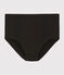Women's wool and cotton blend briefs NOIR black