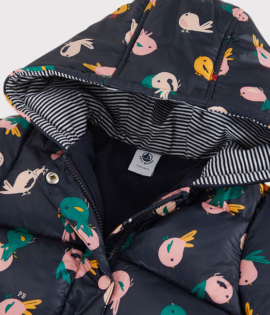 Babies' Polyamide Jacket SMOKING blue/MULTICO white