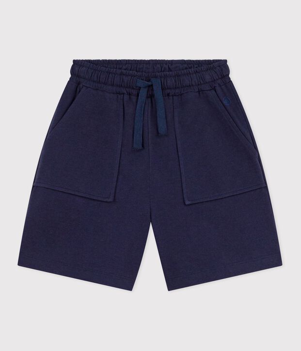 Children's Bermuda shorts in plain cotton SMOKING