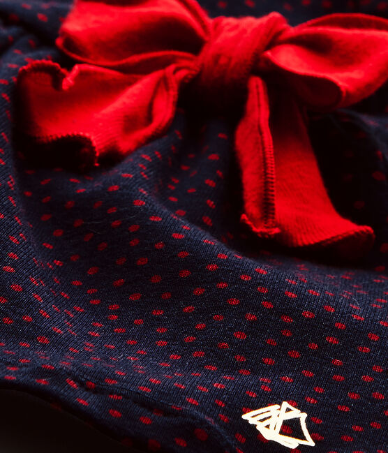 Baby girl's print dress SMOKING blue/TERKUIT red