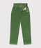 Girls' corduroy trousers PALMERAIE green