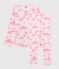 Girls' Toile de Jouy Paris Cotton Pyjamas FLEUR pink/GROSEILLER pink
