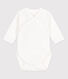 Babies' Unisex Short-Sleeved Wrapover Bodysuit