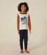 Children's Plain Cotton Scooter Print Pyjamas