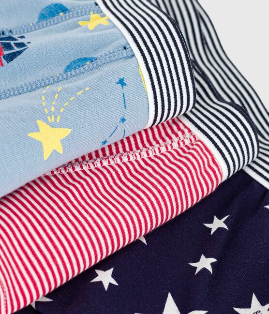 Pack of children's printed cotton boxers variante 1