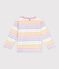 Children's cotton Breton top white/multicolor