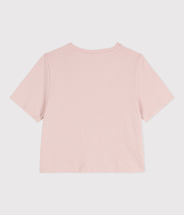 Women's Boxy Cotton T-Shirt pink