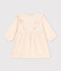 Babies' Long-Sleeved Cotton Gauze Dress