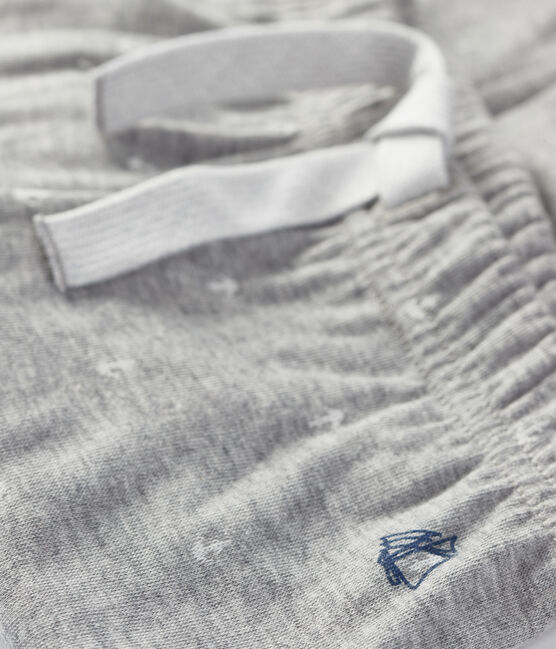 Baby boy's trousers SUBWAY grey/MARSHMALLOW white