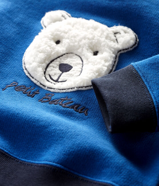 Baby Boys' Fleece Sweatshirt LIMOGES blue