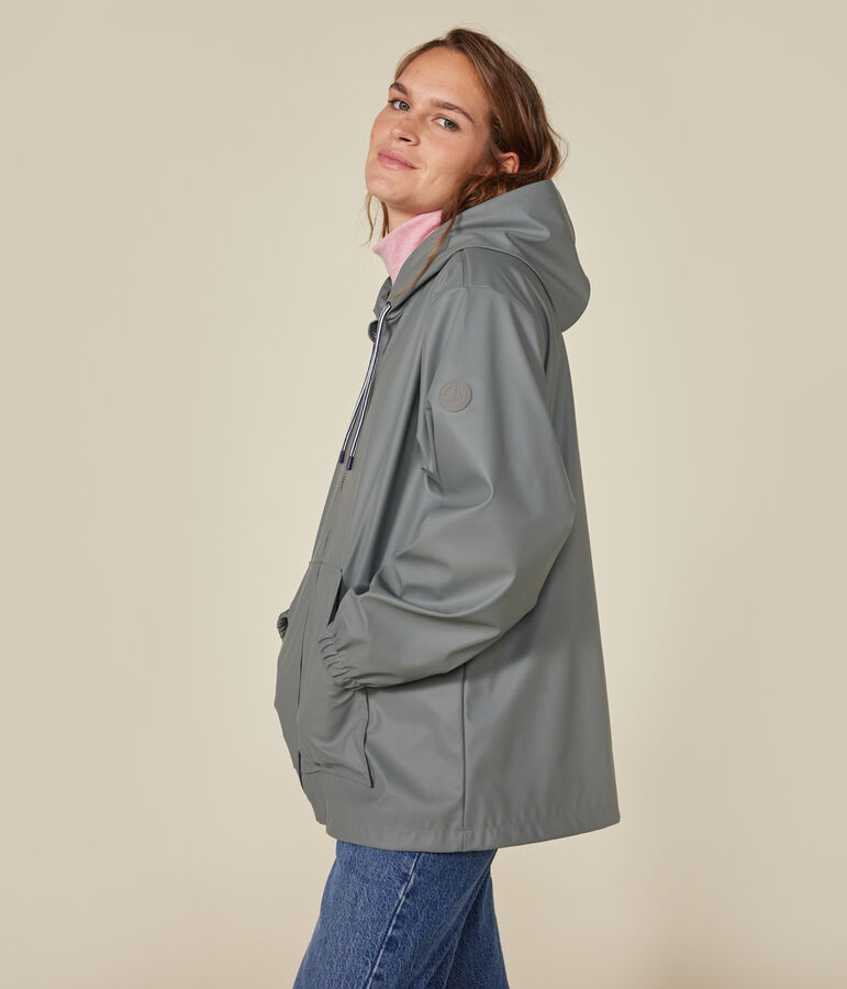 Women's Hooded Raincoat green