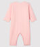 Baby Girls' Footless Padded Ribbed Sleepsuit MINOIS pink/MARSHMALLOW white