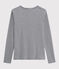 Women's Iconic V-Neck Cotton T-Shirt SMOKING blue/MARSHMALLOW white