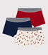 Boys' Cotton Boxer Shorts - 3-Pack
