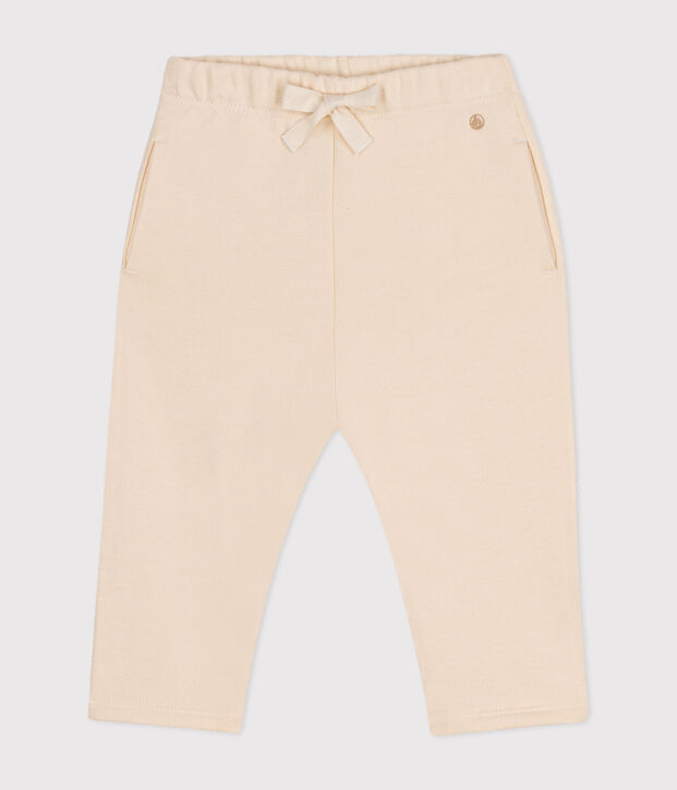 Babies' Fleece Trousers Ecru