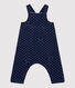 Babies' Starry Organic Cotton Quilted Dungarees
