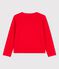 Girls' Cotton Cardigan PEPS red