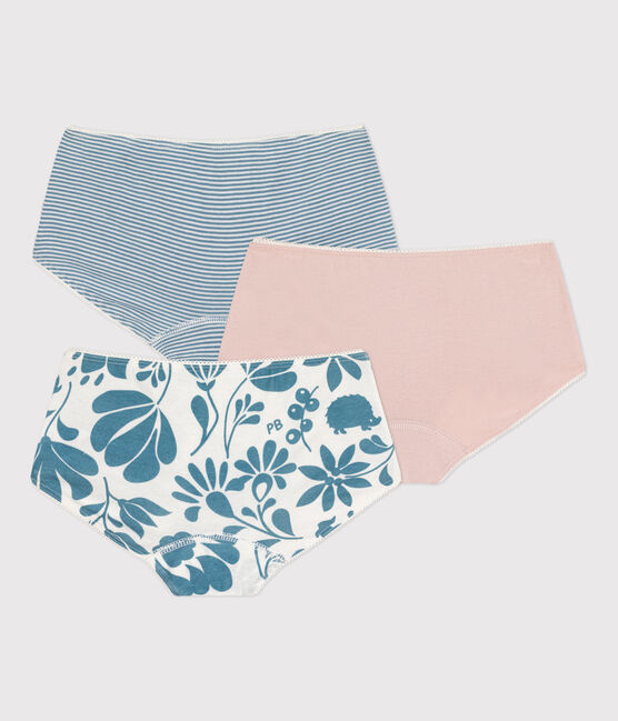 Girls' Floral Cotton Hipsters - 3-Pack variante 1