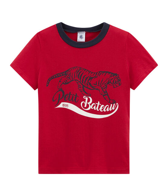 Boys' Short-sleeved T-shirt TERKUIT red
