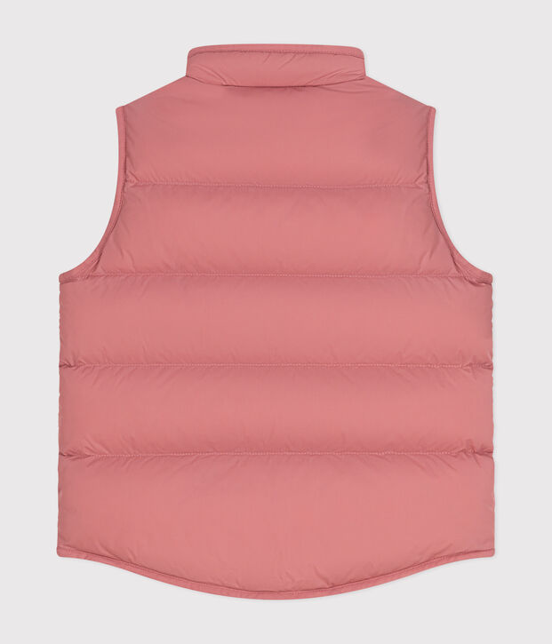 Children's Sleeveless Quilted Padded Jacket pink