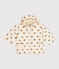 Babies' Patterned Puffer Jacket with Retractable Hood AVALANCHE white/MULTICO
