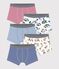 Pack of children's printed cotton boxers multicolor